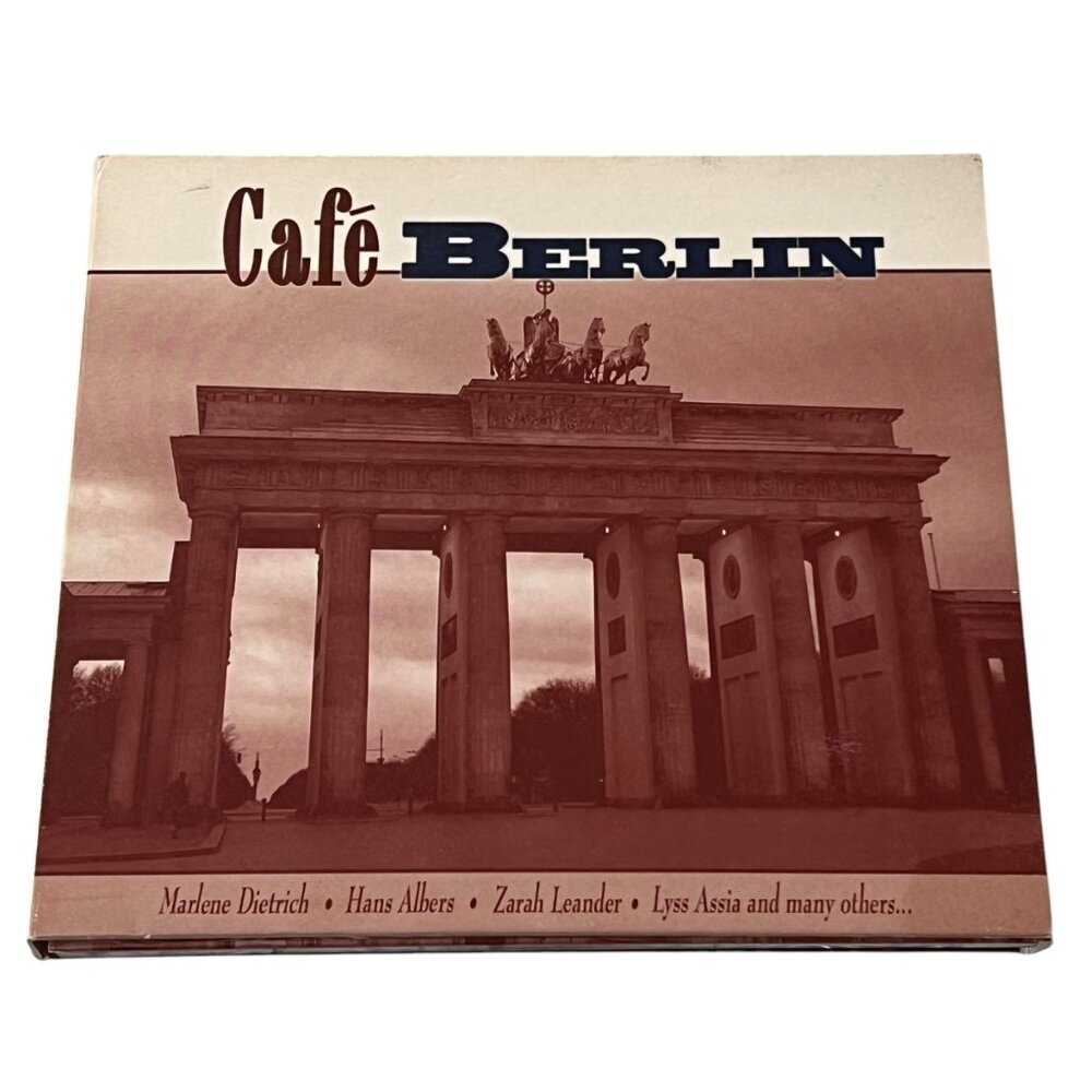 Cafe Berlin 2-CD Set Marlene Dietrich Hans Albers Zarah Leander & Lyss Assia Cla